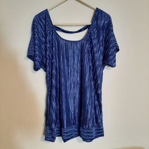 Maurices Plus Size 2 beautiful Royal Blue Blouse